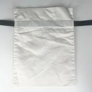 Sephora Lipstick & Chill Drawstring Cloth MakeUp Delicates Travel Bag White New thumbnail 4