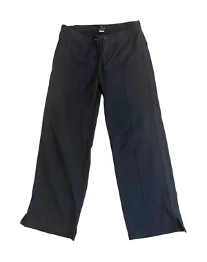 Vintage 2003 GAP Low Rise Flare Yoga Pants S Black Y2K Stretch Drawstring 0606 thumbnail 1
