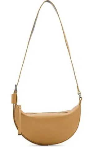 ALLSAINTS Half Moon Leather Crossbody Bag thumbnail 1