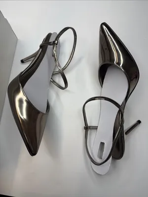 Calvin Klein Women's Cordera Strappy Slip-On Stiletto Pumps Size 7.5M thumbnail 5