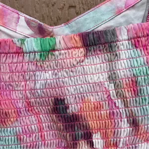 Torrid Womens Shirt Tank Multi Color Watercolor Twill Fit and Flare 12 Large thumbnail 11