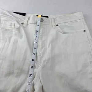 Banana Republic Womens 30/10 High Rise Wide Leg Crop Jeans Pure White 862762 thumbnail 13
