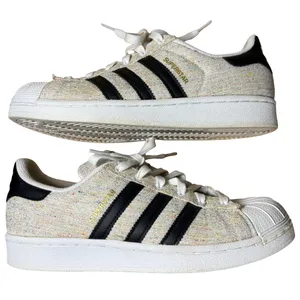 Adidas Superstar Tan Speckled Canvas Sneakers Size 6 thumbnail 2