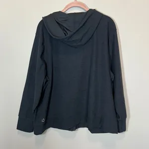 Beyond Yoga Spacedye Full Zip Hoodie Charcoal Heather Gray Women 2X Activewear thumbnail 8