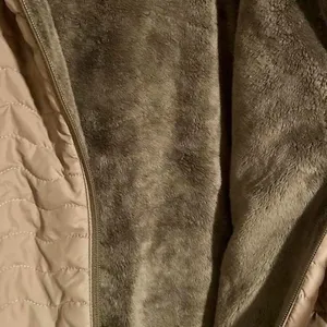 Women’s Free Country Quilted Vest With Faux Fur Lining Brown Tan Size Medium thumbnail 4