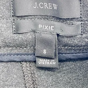 J. Crew Pixie Women’s Charcoal Gray Cigarette Pants w/Seams Down Back of Thighs thumbnail 9