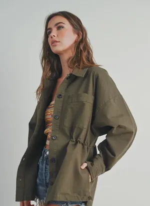 Boutique Button Down Oversized Coat thumbnail 3