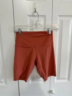 Lululemon Align Short 8" Athletic Bike Short Rusted Coral Size 6 thumbnail 4