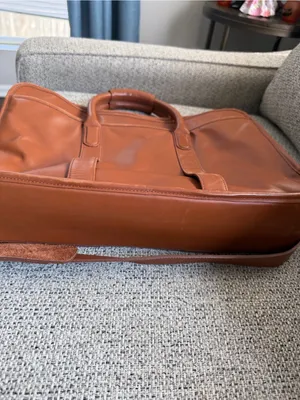 Vintage 1996 Coach 5181 Brown Leather Briefcase Messenger Bag thumbnail 2