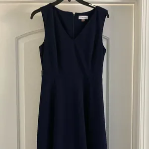Calvin Klein Navy Midi Dress thumbnail 2