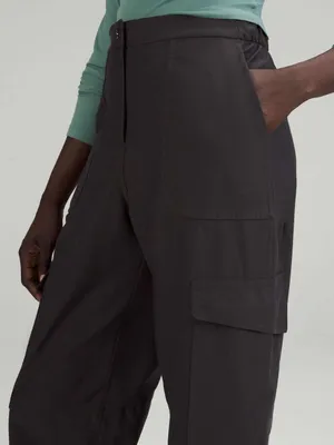 lululemon Light Utilitech Cargo Pocket High-Rise Pants Size 27 Graphite Grey thumbnail 2