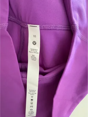 Lululemon Align With Pockets High Rise 25” Moonlit Magenta Size 10 NWT thumbnail 6