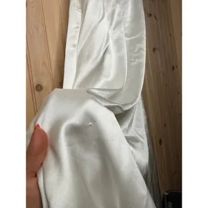 Lulus Lovely Endearment White Satin Sleeveless Backless Maxi Dress Bride Medium thumbnail 7