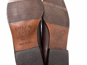 UNISA Flex Brown Leather Knee High Boots Made in Brazil Size 9.5 thumbnail 9