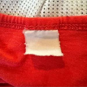 Vintage Indiana University Cropped Mesh Tank Top‎ – Red and White, IU Spiritwear thumbnail 2