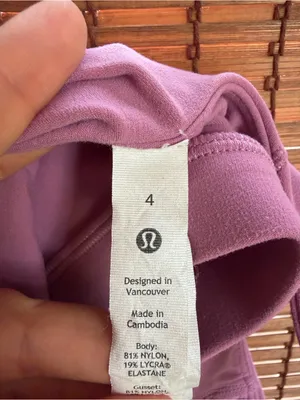 Lululemon Align Bodysuit Velvet Dust Size 4 $128 Retail thumbnail 7