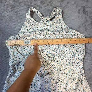 prAna Jewel Lake Dress Women’s L Birch Spots Built-In Bra Pockets Active Midi #7 thumbnail 6