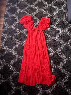 Red willow and heart sundress Size M thumbnail 2