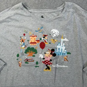 Disney Walt Disney World Minnie Mouse & Friends Park Icons Sweatshirt Womens XXL thumbnail 2