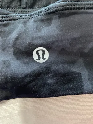 Strappy lululemon Black Camo Sports Bra size 4 thumbnail 4