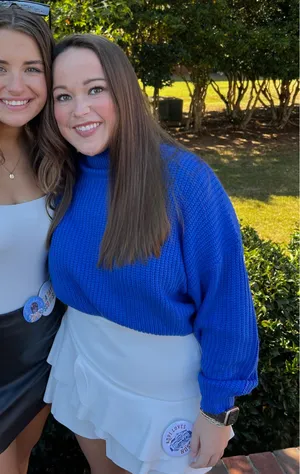 Vestique Blue Cropped Sweater thumbnail 1