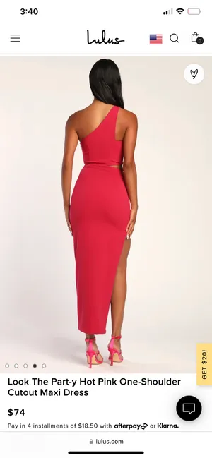 Lulus One Shoulder Dress thumbnail 3