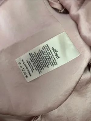 Aritzia Wilfred Blush Pink Satin Ruched Cami Top thumbnail 10