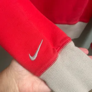 Nike Womens Ohio State Quarter Zip Hoodie Pullover Stretch Size Large Red Gray thumbnail 5