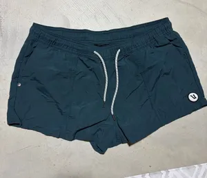 Vuori sunwashed Women's Teal Drawstring Shorts medium thumbnail 1