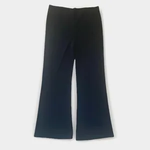 Y2K Lord & Taylor Context Black Flare Leg Pants Stretch Pull on L Bratz Mall thumbnail 4