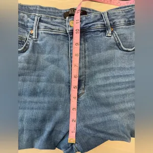 Judy‎ Blue Womens Plus Size 20W stretchy high waisted slim straight blue denim thumbnail 8