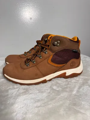Timberland Women’s Mt. Maddsen Mid Waterproof Hiking Boots 8 Brown Leather thumbnail 6