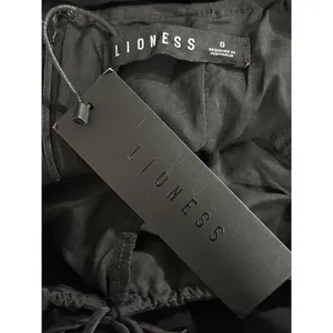 LIONESS Hot Nights Maxi Dress in Onyx XSmall New Womens Long Cotton Gown thumbnail 7