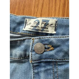 Free People We the Free Just Float On High Waist Flare Jeans Size 27 thumbnail 9