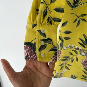 Ann Taylor LOFT Floral Print Boatneck Long Sleeve‎ Shift Dress Size 4 thumbnail 6