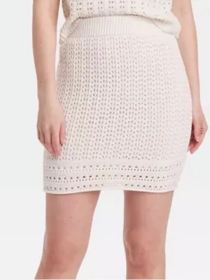 Universal Thread Crochet Mini Skirt Size XL NWT thumbnail 1