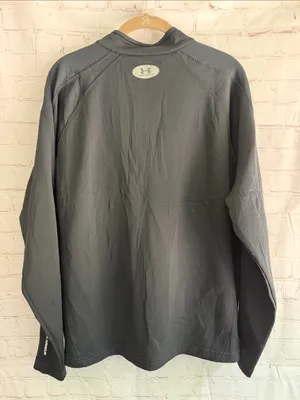 Under Armour Woman’s Black Quarter-Zip Performance Pullover Size Large thumbnail 3