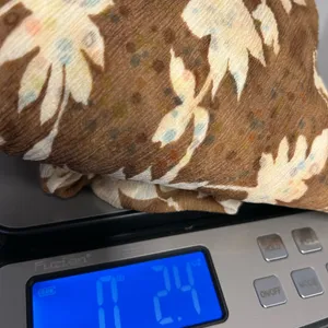 Tommy Bahama Floral Cream and Brown Blouse with Polka Dot tank thumbnail 7