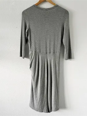 Anthropologie Amadi Striped Jersey Knit Side Knot Dress thumbnail 7