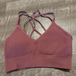 Aerie Mauve Sports Bra thumbnail 1