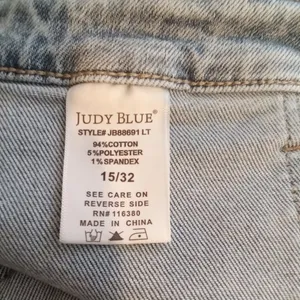 Judy Blue Stretchy Drawstring Tie Jogger Jeans High Rise Tummy Control Sz 32 thumbnail 5