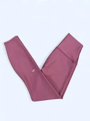 Alo Yoga 7/8 High-Waist Airlift Leggings Pink Wild Rose activewear yoga Pilates thumbnail 3