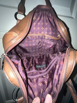 Franco Sarto Brown Faux Leather Satchel Crossbody Bag thumbnail 5
