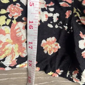 NEW Free People Hilary Printed Keyhole Top Black Combo thumbnail 11