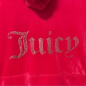 Juicy Couture Long Sleeve Full Zip Hoodie Track Jacket Hot Pink Size‎ 1X NWT thumbnail 4