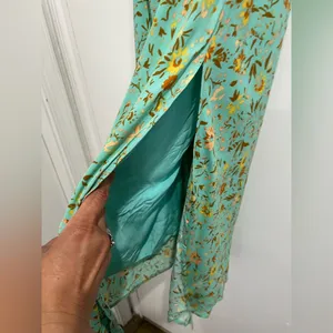 HELLO MOLLY Green Floral California Dreaming Midi Dress Sz. 4 thumbnail 5
