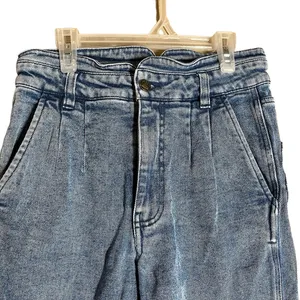 Faherty Blue Denim High Rise Straight leg Jeans‎ Size 26 thumbnail 5