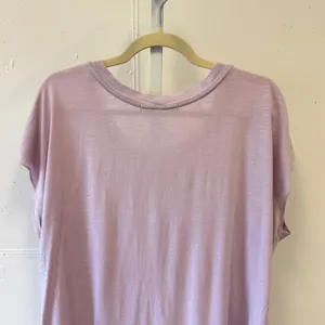 Feel The Piece by Terre Jacobs Lavender Slub Scoop Neck Oversized T-shirt O/S thumbnail 5