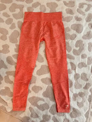 Gymshark Orange Seamless Leggings thumbnail 6