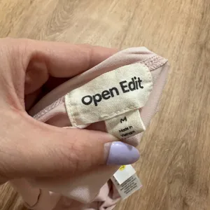Open‎ Edit | Women's Blush Pink Adjustable Cropped Camisole Top Bra, Size M thumbnail 4